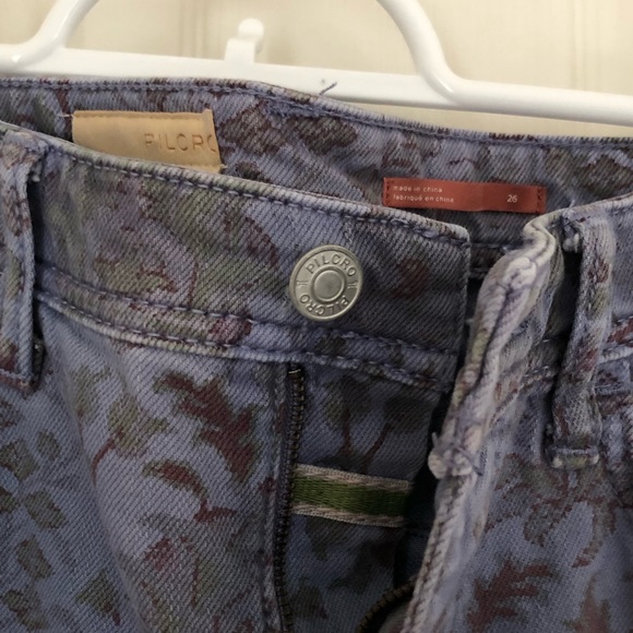 Floral Pilco Boyfriend slim Fit Jeans -Anthropologie y2k inspired - Picture 3 of 8